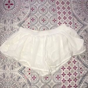 White Flowy Billabong Shorts